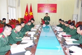 MR 3 reviews election preparations at Hai Phong Municipal Military Command